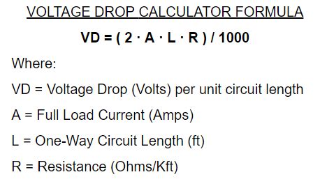 drop in voltage of electrical power supply codycross|What is Voltage Drop Allowable Limit and Calculation.